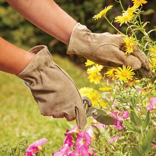 Premium Suede Gardener Gloves L9