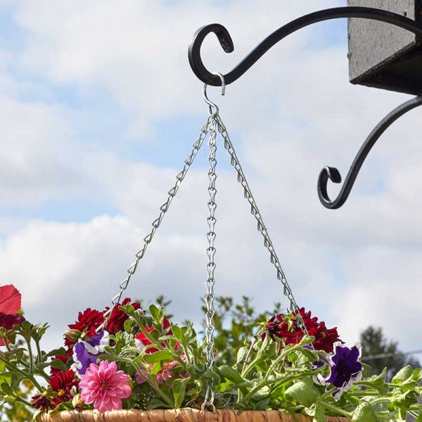 Galvanised 3 way Replacement Hanging Basket Chain