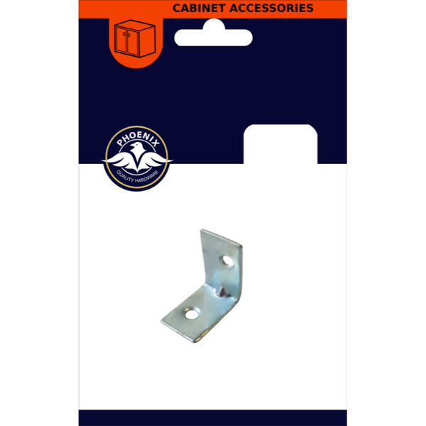 1 inch Zinc Plated Corner Brace - 4 Pack