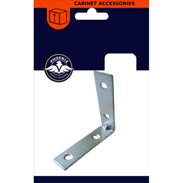 3 Inch Zinc Plated Corner Brace - 4 Pack