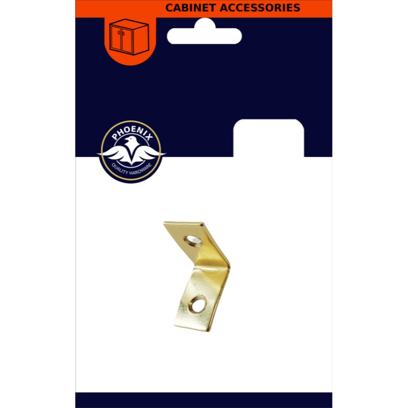 1 Inch Brass Corner Brace - 4 Pack