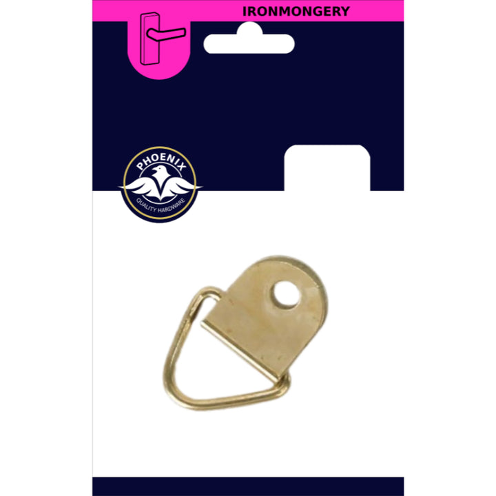 Small "D" Picture Hanging Rings - 4 Pack
