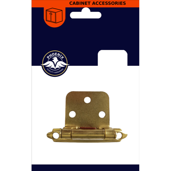 Self Closing Cabinet Door Hinge - Brass