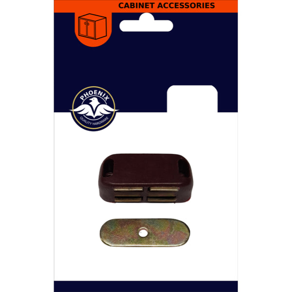 Magnetic Door Catch - Brown