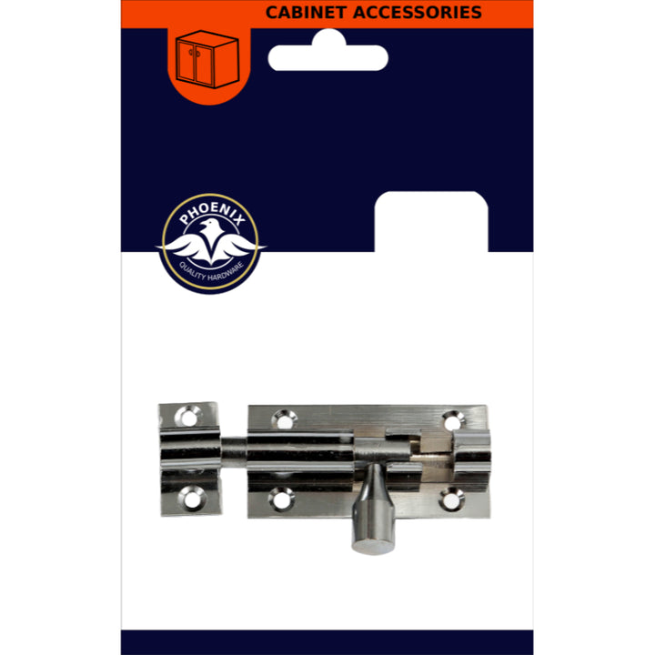 4 Inch Chrome Barrel Door Bolt