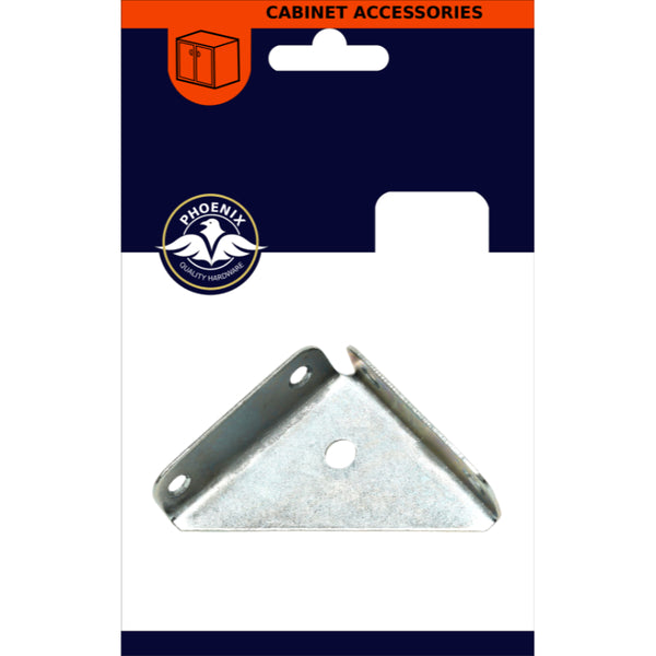 2 Inch Zinc Plated Corner Bracket - 4 Pack