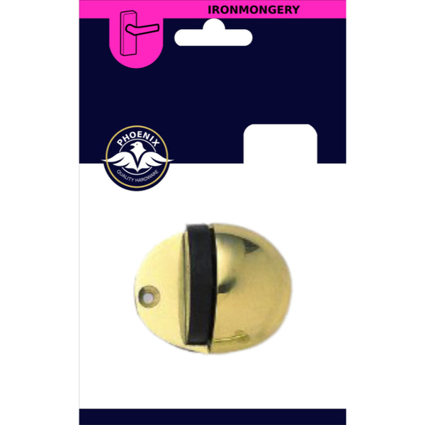 Brass Door Stop Oval