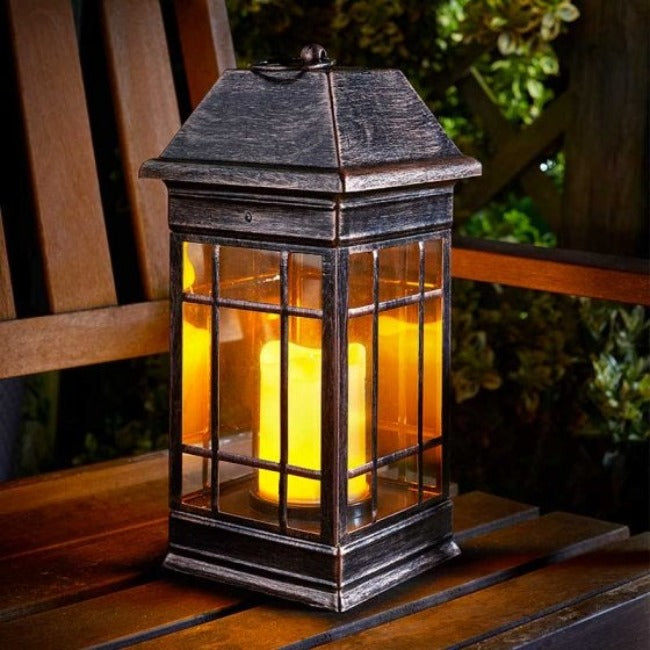 Spanish Style Seville Lantern Solar Garden Light