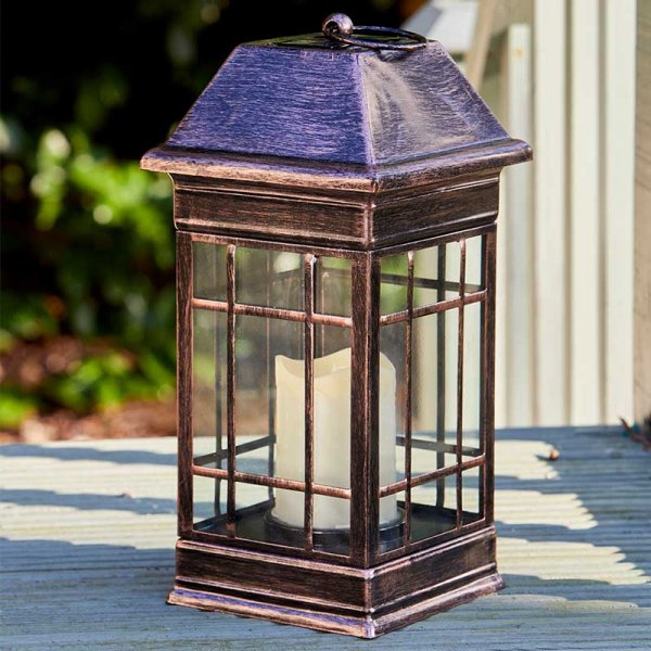 Spanish Style Seville Lantern Solar Garden Light