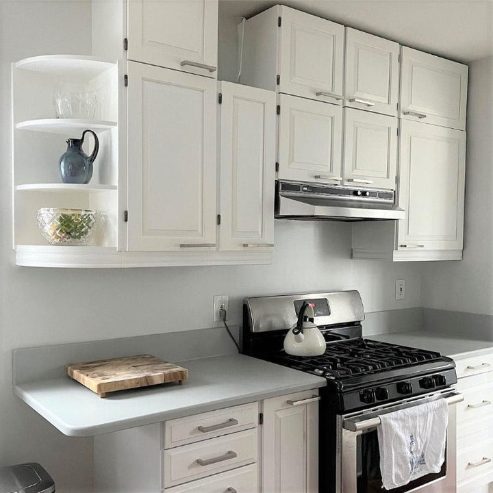 Bright White Beyond Paint. All In One Paint for kitchen cabinet presses. Buy Beyond Paint Online.