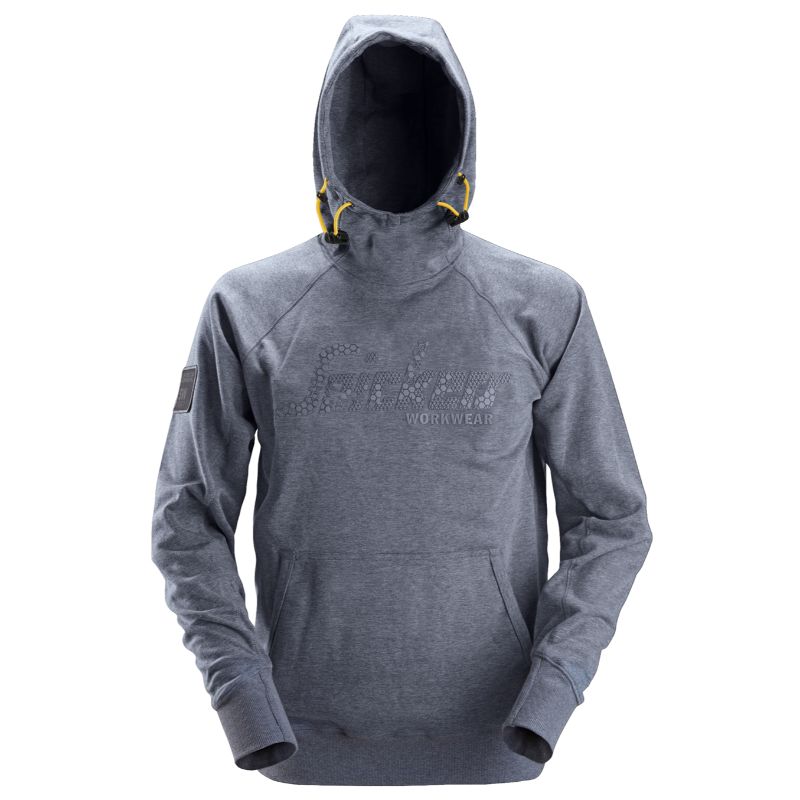 Snickers 2816 Snickers 2881 Logo Hoodie | Dark Blue Melange - 3400 – Smyth's Homevalue