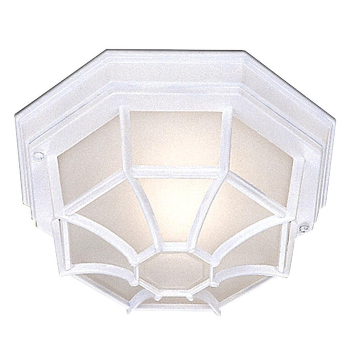 VERMONT FLUSH OUTDOOR & PORCH LIGHT - CAST ALUMINIUM & GLASS