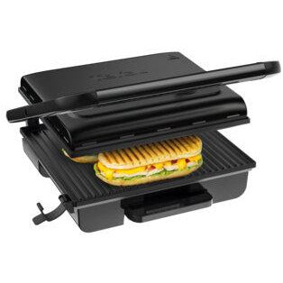 Tefal 2000W Inicio Adjust 8 Portions Versatile Health Grill Panini Maker- Black