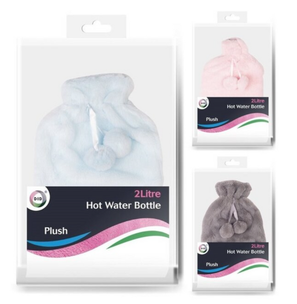 2 Litre Hot Water Bottle with Cover 