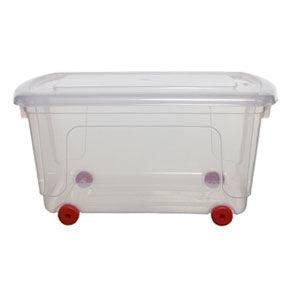 Whitefurze 45Ltr Storage Box & Wheels