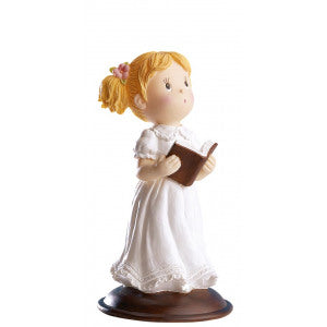 Holy Communion Girl With Bible 12cm