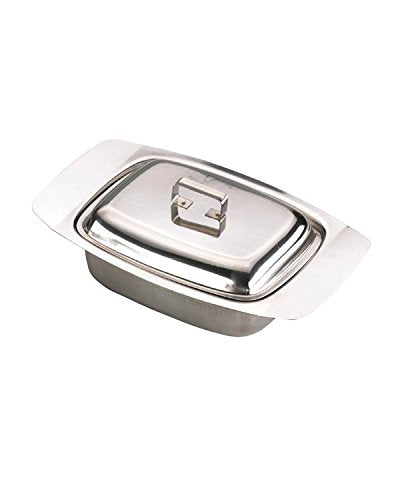 Zodiac  Butter Dish Steel Lid