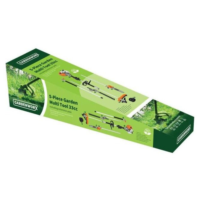 33cc GardenWorx 5 Piece Multi-Tool - Homevalue - Smyths Homevalue