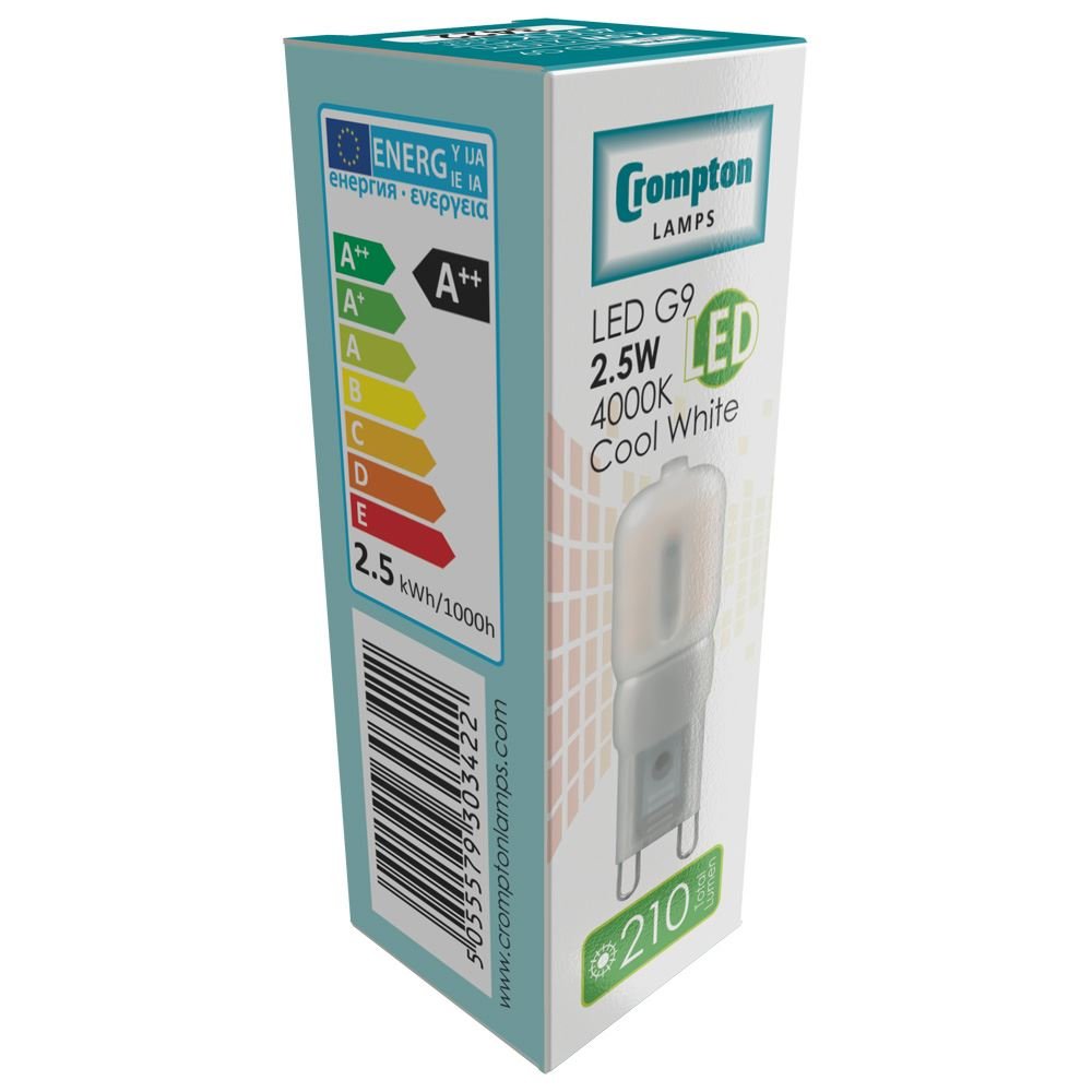LED G9 Capsule • 2.5W  4000K • G9