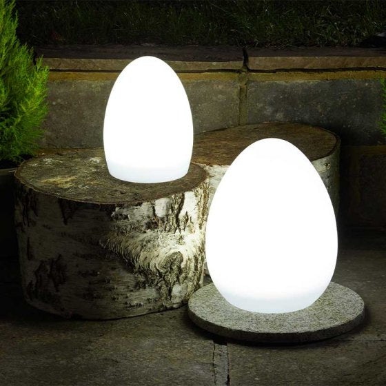 Lunière Oval Multicolour Solar Garden Light - Large
