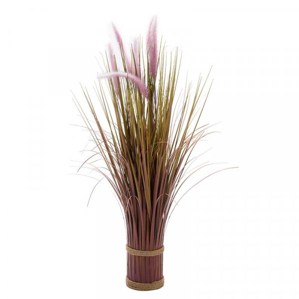 Artificial Faux Bouquet - Lilac Grass Tails 70 cm