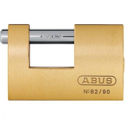 Abus 90mm Padlock brass Monobloc 82