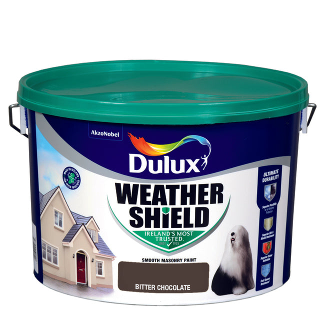 Dulux Weathershield Bitter Chocolate 10L