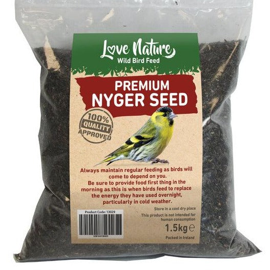 Love Nature - Premium Nyger Bird Seed 1.5kg Bag