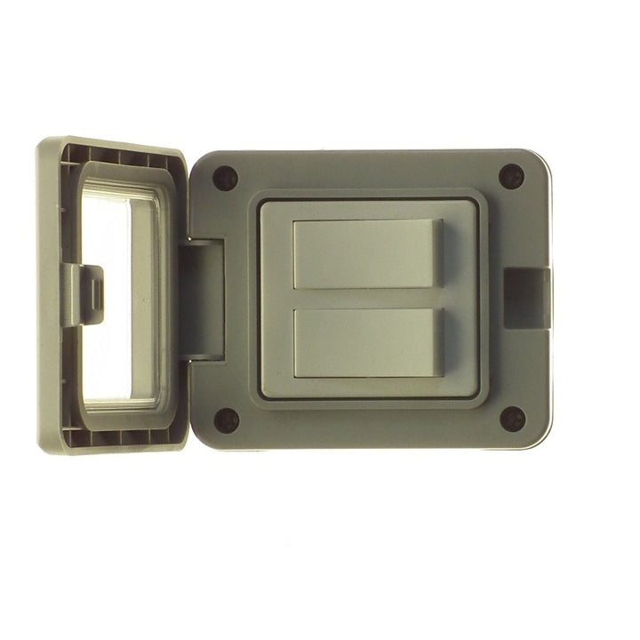 POWERMASTER 2 GANG OUTDOOR DAMP PROOF SWITCH IP55