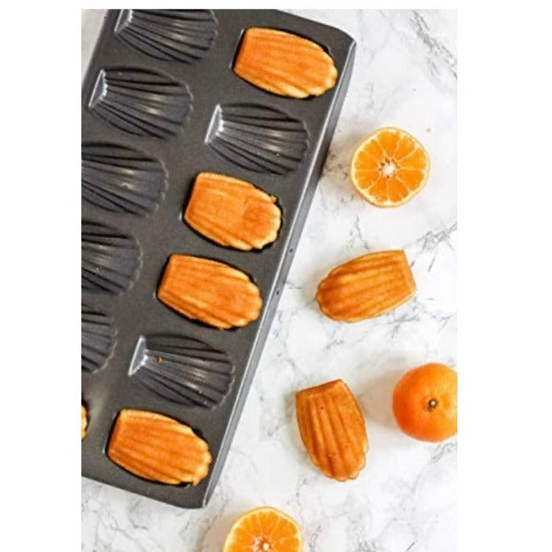 MasterClass Non-Stick Madeleine Tray 12-Hole (40 x 20 cm/15 x 8.5 inches)