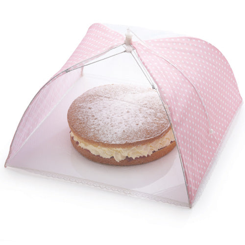 Polka Dot Folding Food Umbrella