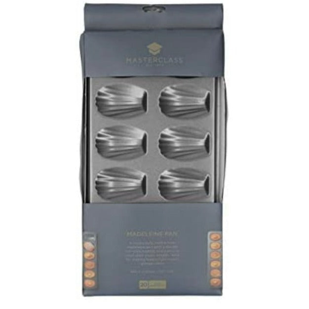 MasterClass Non-Stick Madeleine Tray 12-Hole (40 x 20 cm/15 x 8.5 inches)
