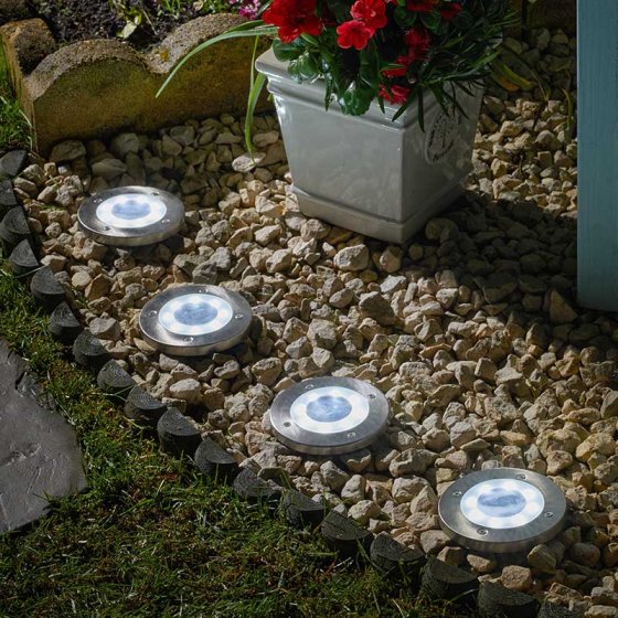 5 Lumen Up Light Garden Solar Up Light 4 Pack