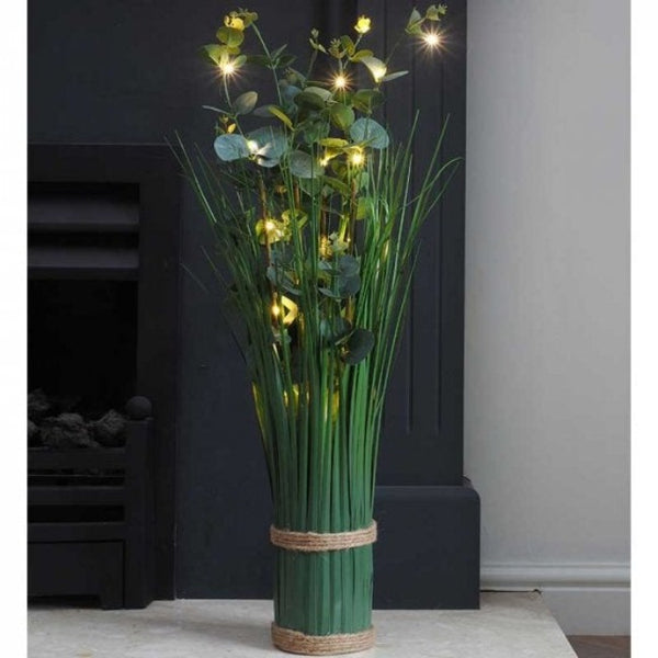 In-Lit Artificial Bouquet - Eucalyptus - Verde 70 cm