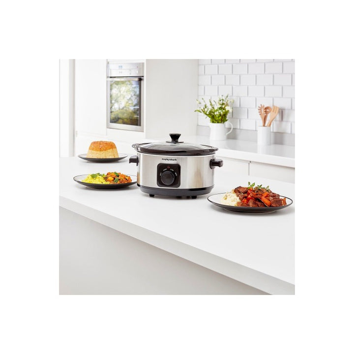 Morphy Richards 3.5Ltr Stainless Steel Slow Cooker
