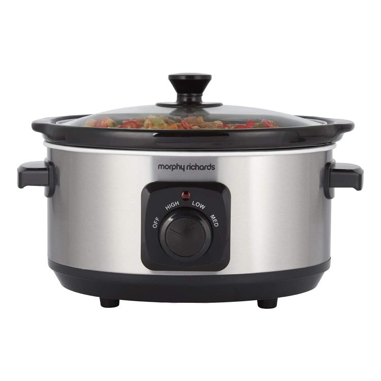 Morphy Richards 3.5Ltr Stainless Steel Slow Cooker