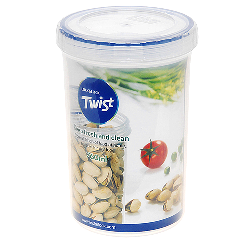 Lock & Lock 760ml Twist Lock Round Container