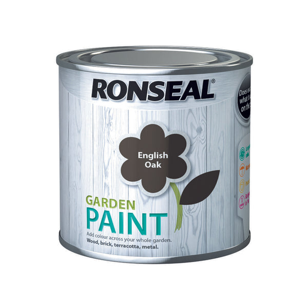 Ronseal Garden Paint 250ml English Oak