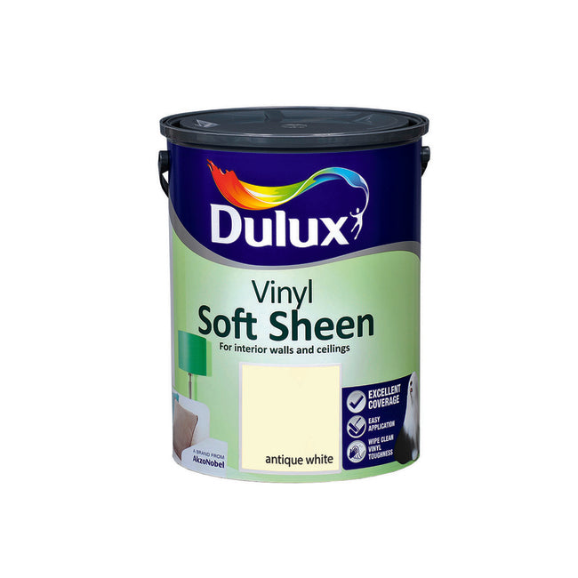 Dulux Vinyl Soft Sheen Antique White 5L
