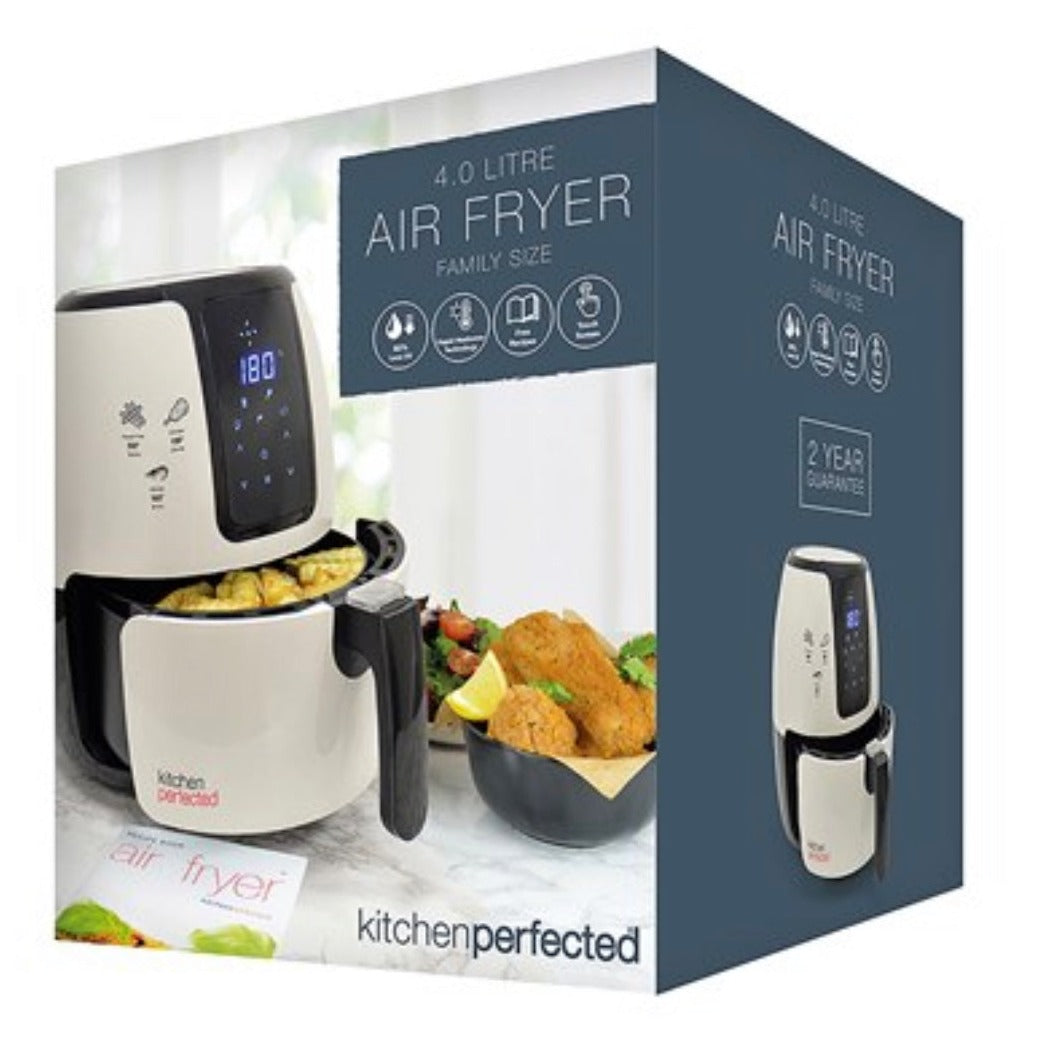 KitchenPerfected 4.0Ltr Digi-Touch Air Fryer (Family Size)