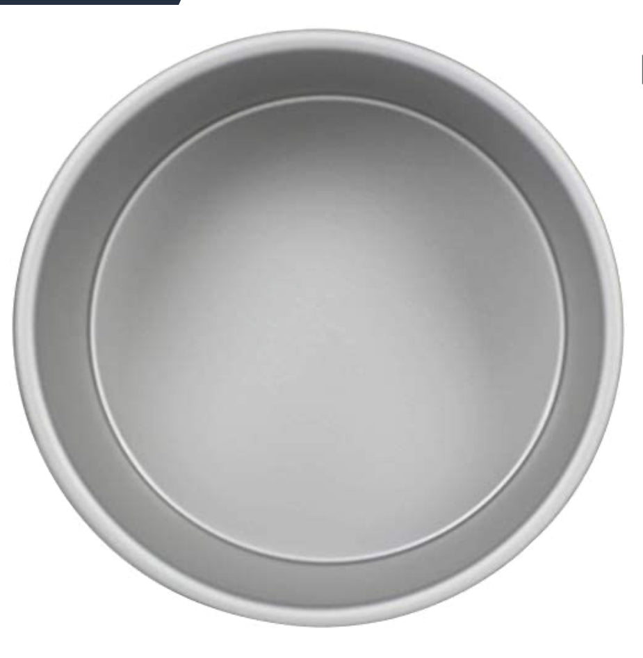 PME Round Cake Pan, 12 x 4, Silver