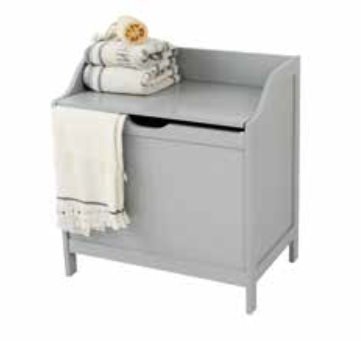 Grey Colonial Monks Laundry Storage