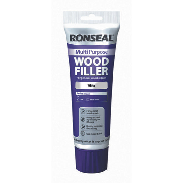 Ronseal Multi Purpose Wood Filler Tube 325g White