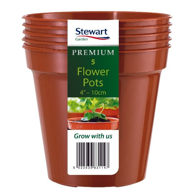 Stewart 10cm Flower Pot x5
