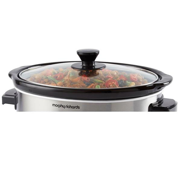 Morphy Richards 6.5Ltr Stainless Steel Slow Cooker