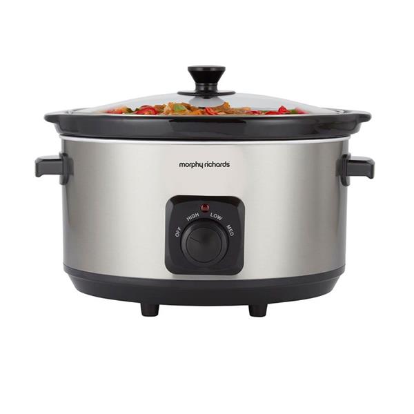 Morphy Richards 6.5Ltr Stainless Steel Slow Cooker