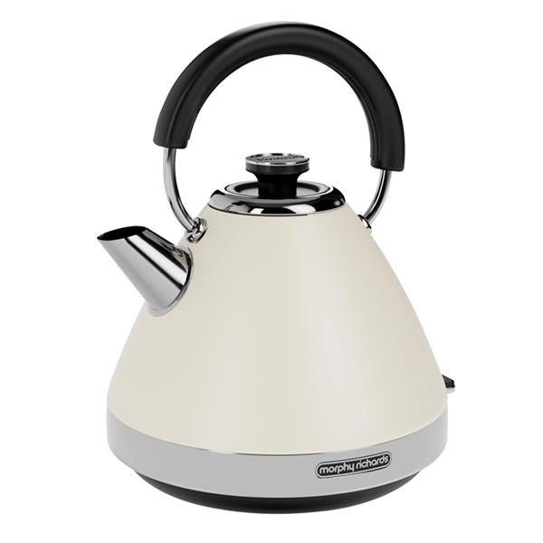 Morphy Richards 1.5L Venture Pyramid Kettle - Cream