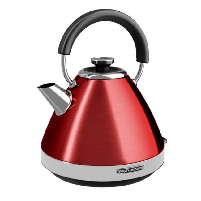 MORPHY RICHARDS VENTURE PYRAMID KETTLE 1.5L RED