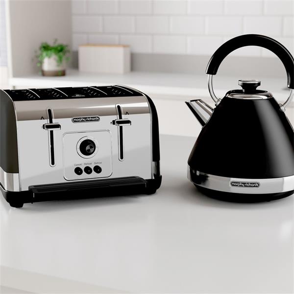 Morphy Richards Venture 4 Slice Toaster - Black