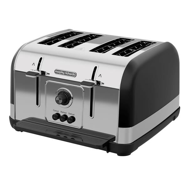 Morphy Richards Venture 4 Slice Toaster - Black